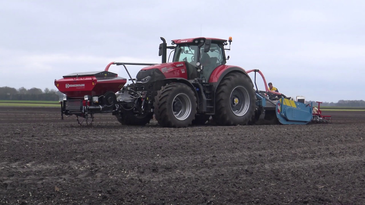 ZOMERGERST ZAAIEN MET EEN CASE IH OPTUM 270 IMANTS 48 SX