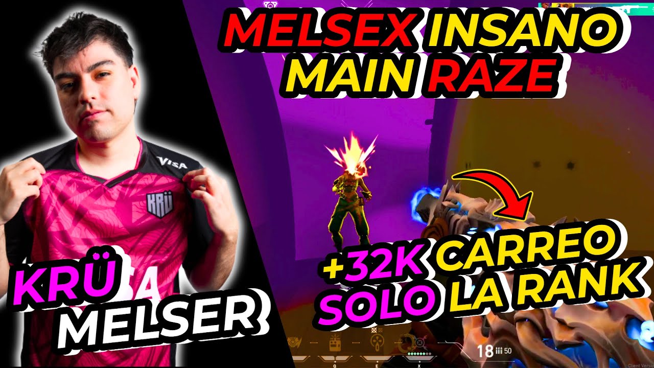 Krü MELSER CARREA solo con RAZE una RANKED en LAS | +32K y MVP de toda la LOBBY