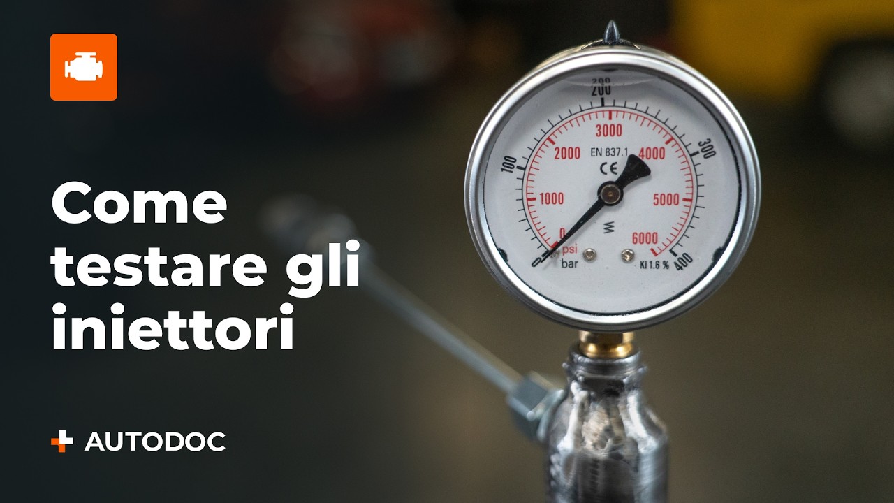 Come realizzare autonomamente un banco prova per iniettori