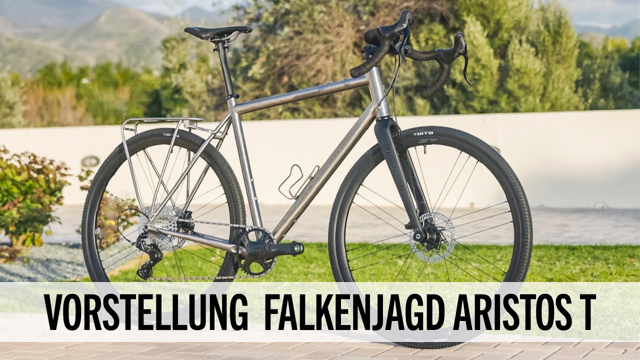 Falkenjagd Aristos T - neues Titan Einstiegs-Gravel & Randonneur in klassischer Bauweise, MY 2025