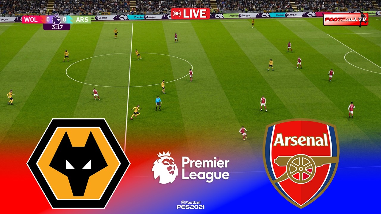 🔴LIVE : Wolverhampton vs Arsenal - Premier League 2025/26 Match | Pes 21 Gameplay Simulation
