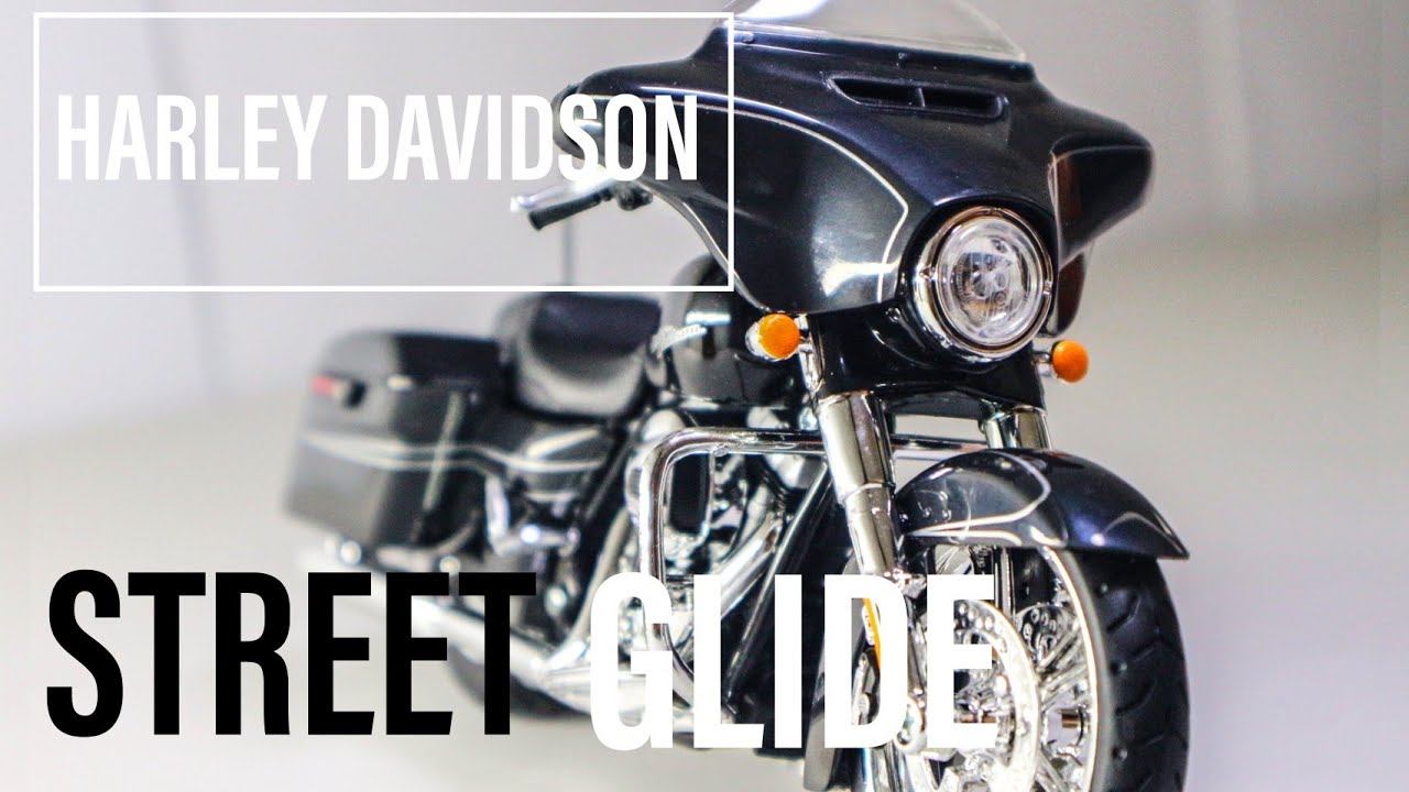 HARLEY DAVIDSON STREET GLIDE 2015/UNBOXING AND REVIEW DIECAST MOTOR MURAH SKALA 1/12 MINIATUR MAISTO