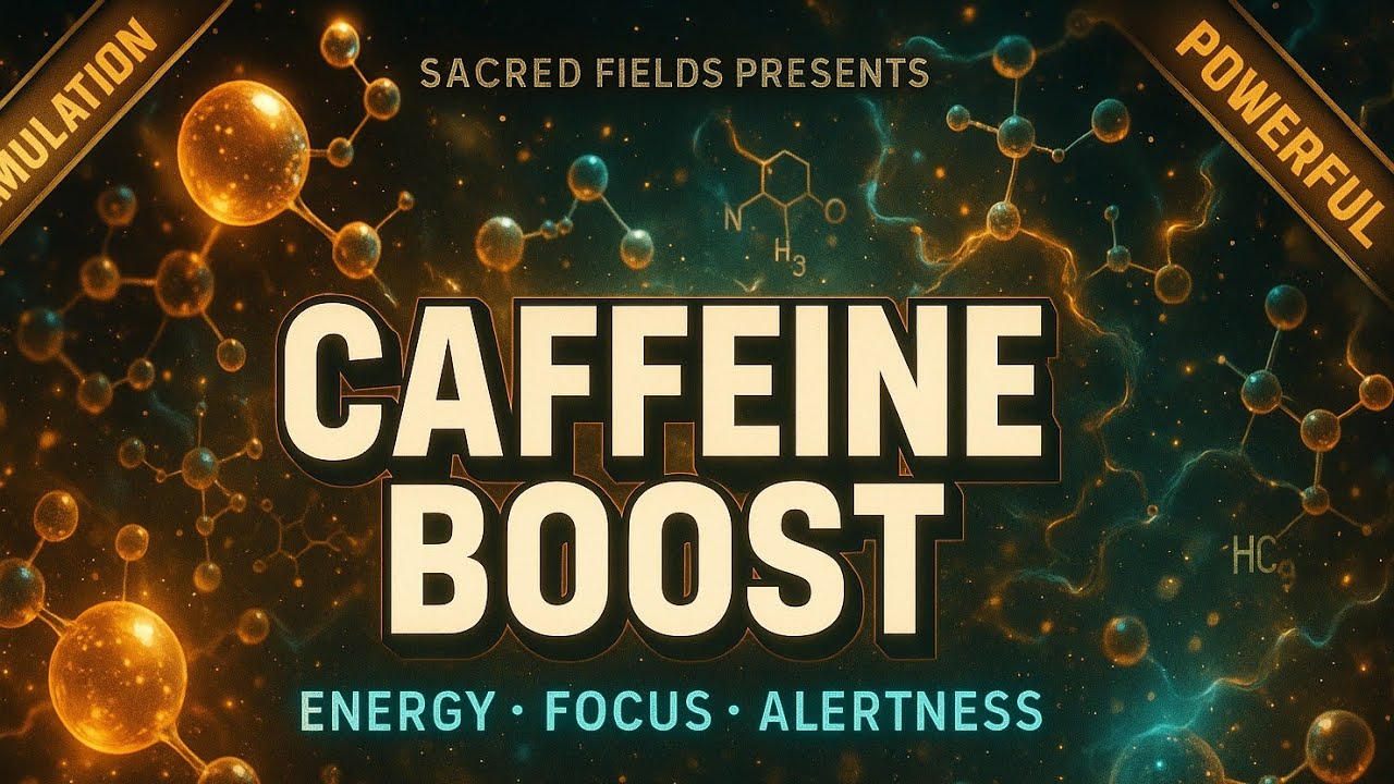 CAFFEINE BOOST (POWERFUL) Morphic Field | Instant Energy, Focus & Productivity (150mg)