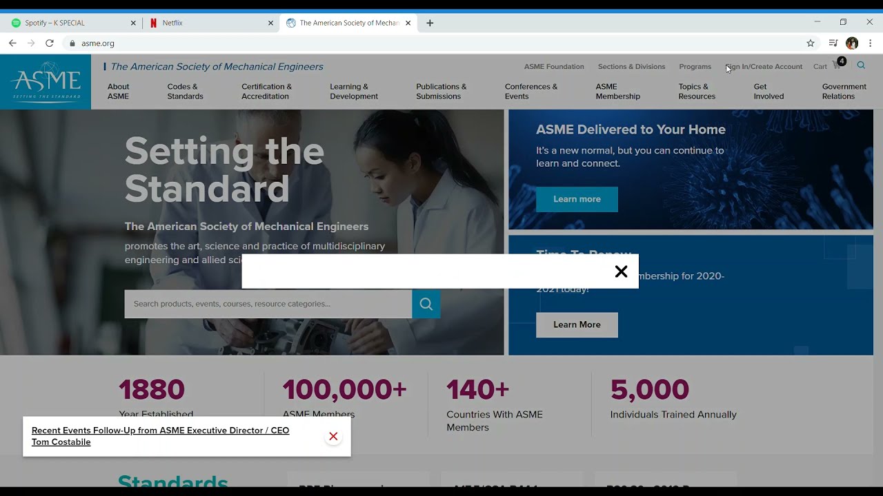 ASME New Membership Process