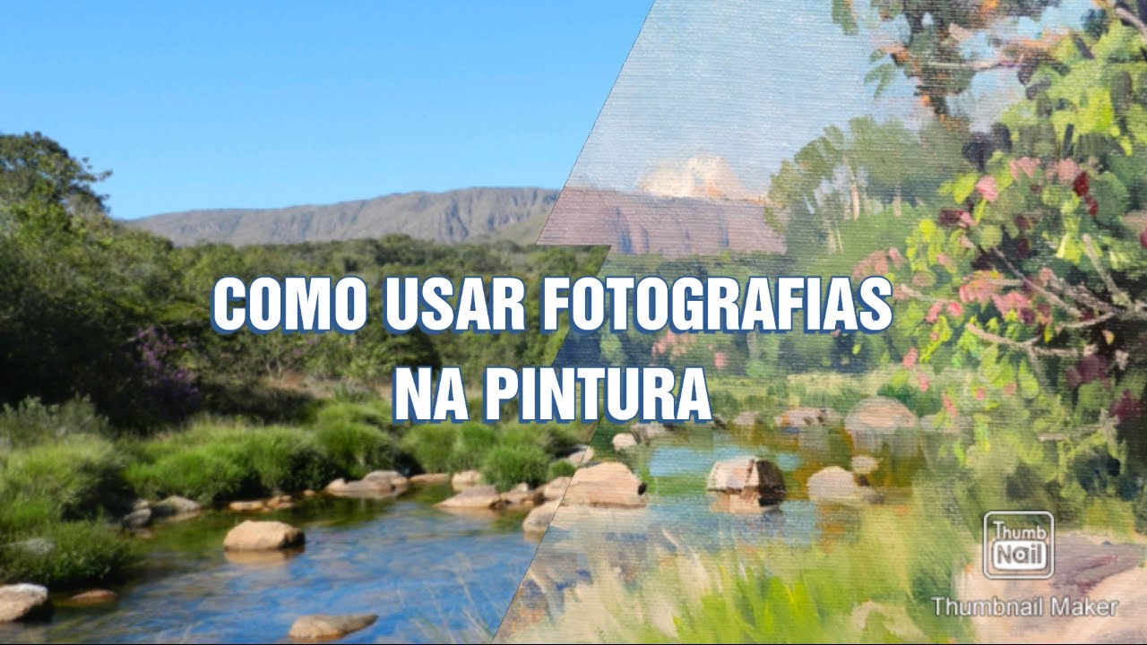 Como usar FOTOGRAFIAS na PINTURA | PINTURA A ÓLEO