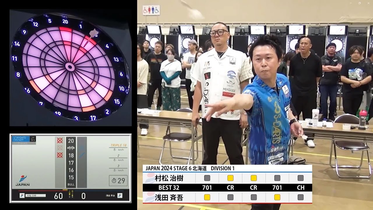 AMAZING Darts From Haruki Muramatsu - PERFECT LEG of Cricket!