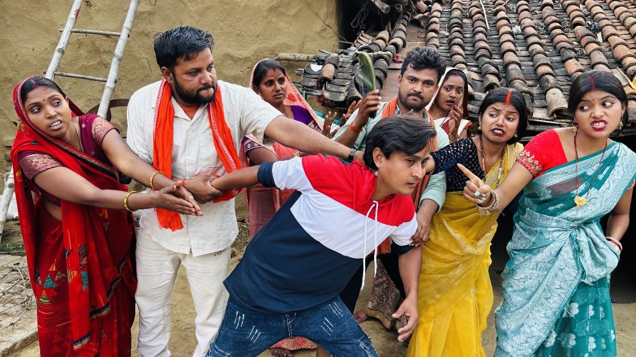 लतखोर दामाद खातिरदारी, देखिये कैसे ससुराल में लंगटई करने का अंजाम।|Gawar Bhauji Priti Singh Comedy