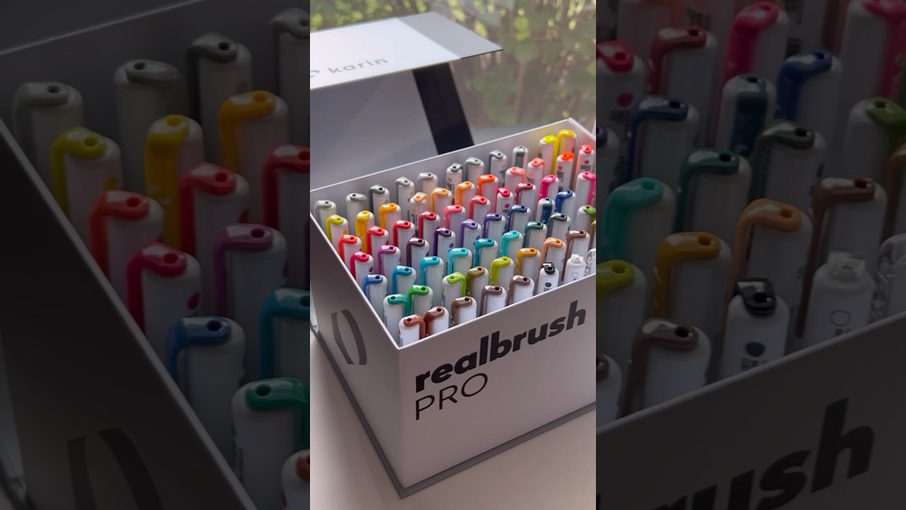 Unboxing Karin Real Brush Markers: My New Favorite Art Tools! #karinmarkers #arttools