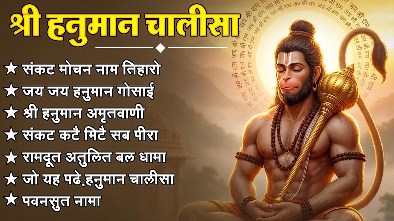 श्री हनुमान चालीसा 🌺🙏 shree hanuman chalisa original video 🙏🌺 gulshan kumar hariharan full hd