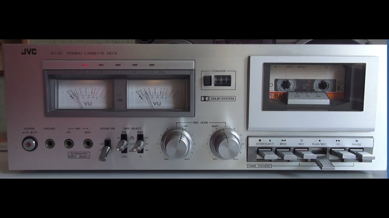 Кассетная дека JVC KD-10. Краткий обзор