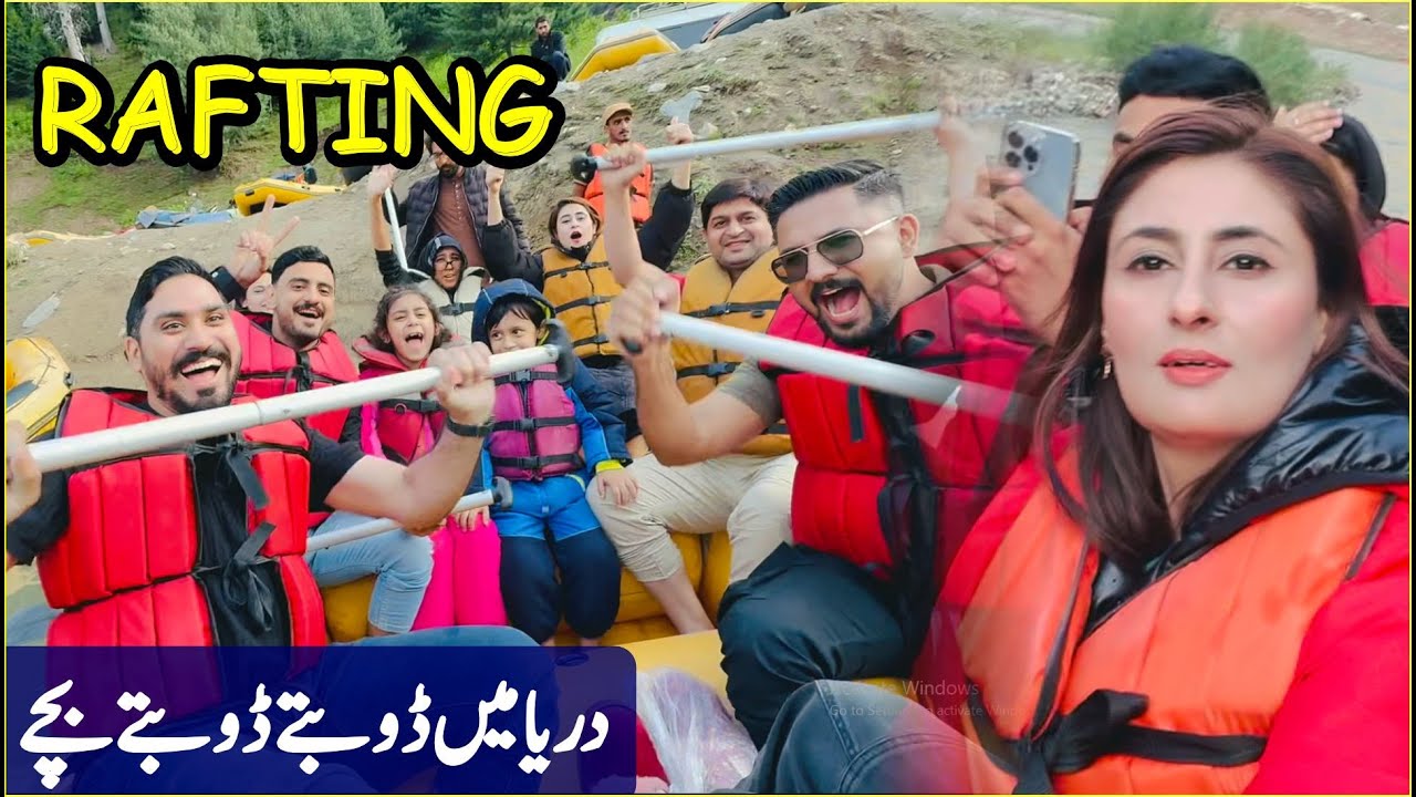 🔴 Rafting in River Kunhar Naran | River Rafting in Naran | Travel Vlog With Zunaira Mahum