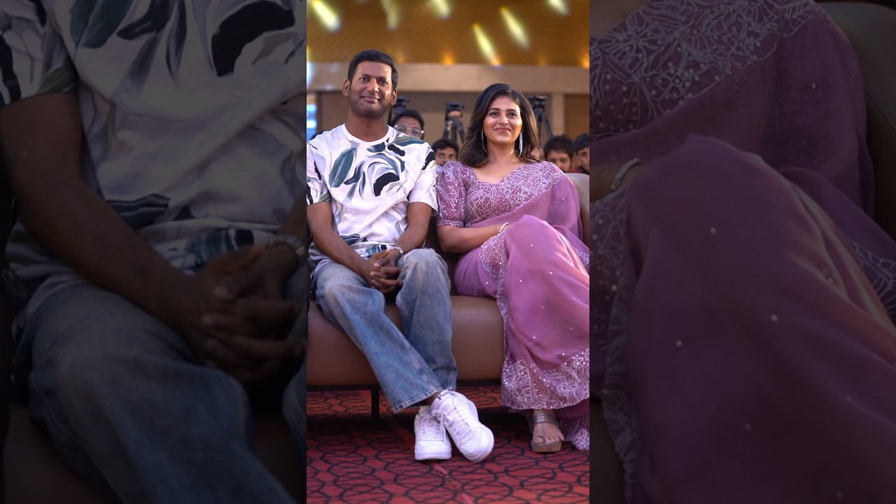 Vishal & Anjali At Makutam Song Launch Event #telugucinema #tollywood #tfi