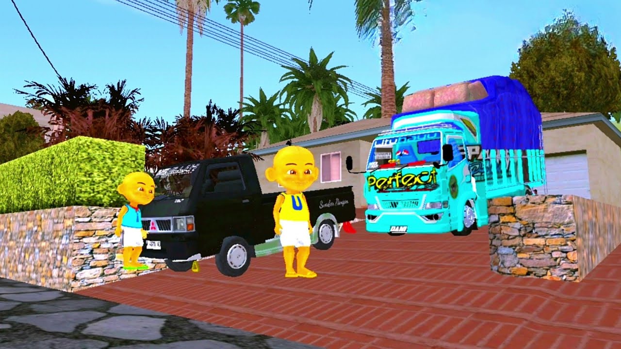 Upin dan Ipin disuruh Atok Beli Sapi Naik Truk Oleng 😁🤣 upinstori