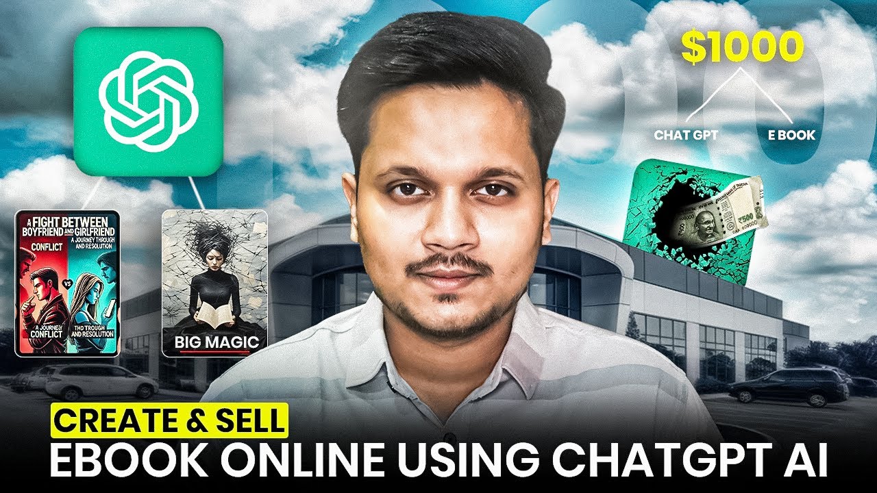 Как создавать и продавать электронные книги с помощью ChatGPT AI и зарабатывать 1000 долларов в м...