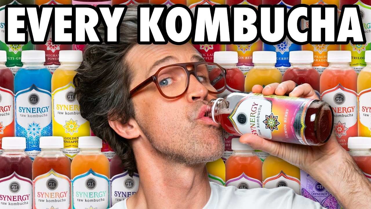 We Tried EVERY Kombucha Flavor