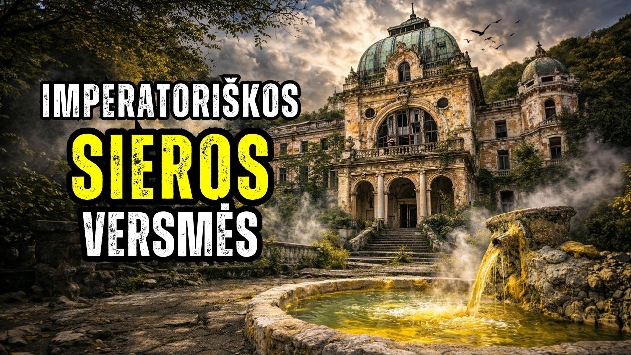 Pamiršta Imperatorių Sanatorija virš Sieros Šaltinių Rumunijos Kurorte | Praeities Žvalgas