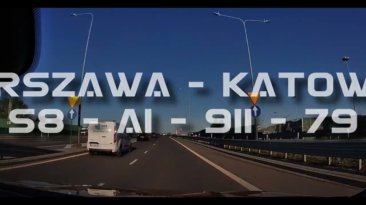 Polskie Drogi | Polish Roads | Driving in Poland - Warszawa - Katowice | S8, A1, 911, 79