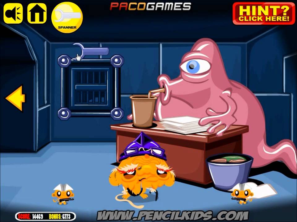 Monkey Go Happy Sci-Fi: Walkthrough