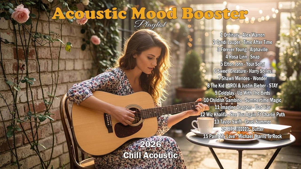 Fresh Start Acoustic Morning ☀️🎸 Soft Songs for Work Focus, Study Flow, and Clear Energy