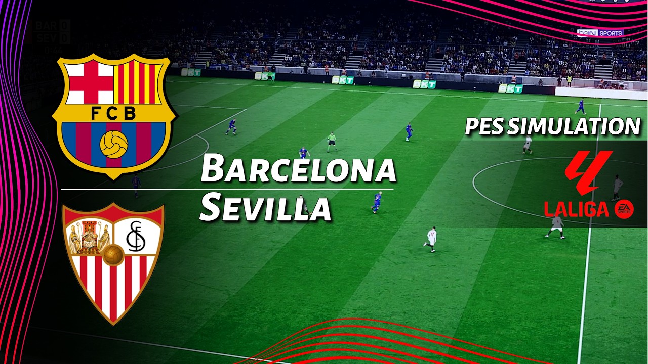 Barcelona vs Sevilla | Laliga | Simulación de PES 2021