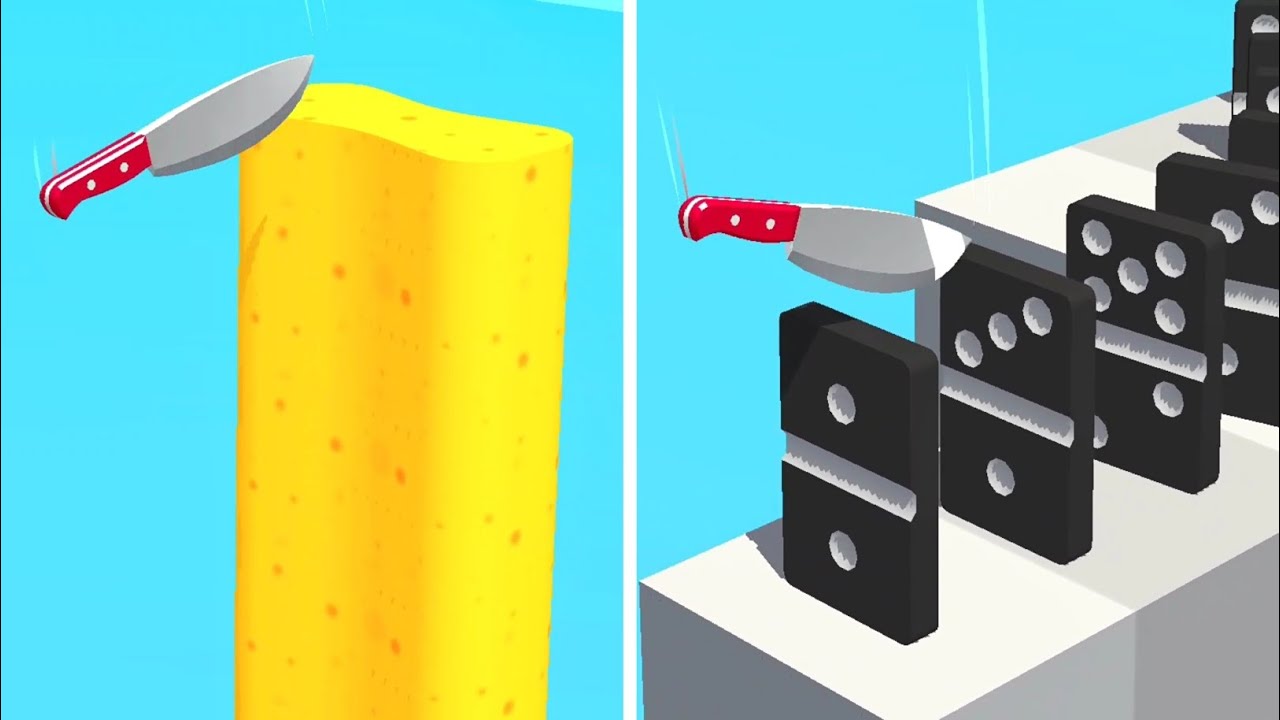 Slice It All Gameplay! Satisfying and Relaxing ASMR Slicing Video