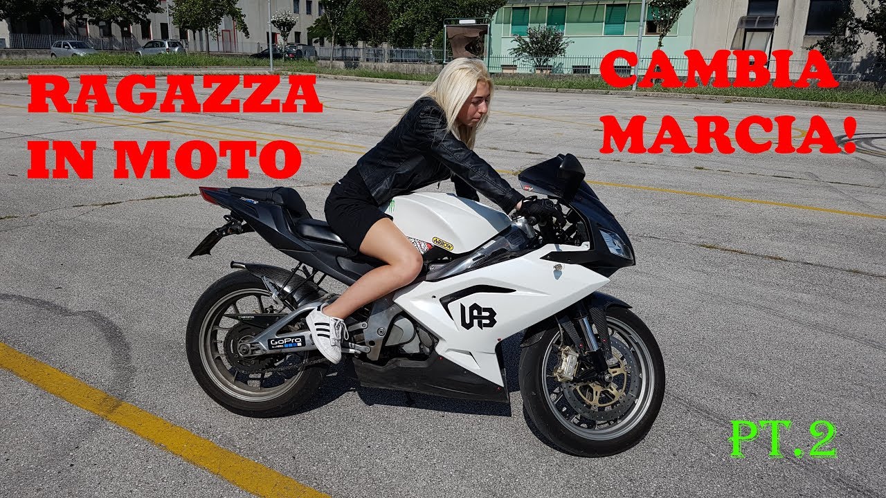 RAGAZZA GUIDA UNA MOTO PER LA PRIMA VOLTA! EP.2