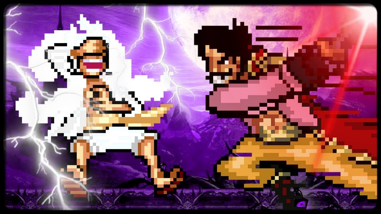 LUFFY GEAR 5 (NEW) VS GOL D. ROGER (PRIME) - EPIC MUGEN BATTLE