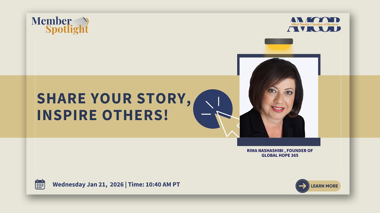 Member Spotlight w/ Rima Nashashibi, Founder @ Global Hope 365