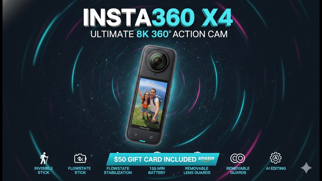 Insta360 X4 8K 360 Action Camera Review — Ultra-Wide Creative Power!