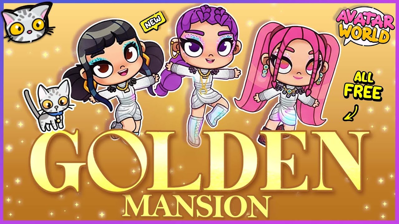🔥🏰 K-POP DEMON HUNTERS: The COMPLETE GOLDEN MANSION | Story + FREE Decoration