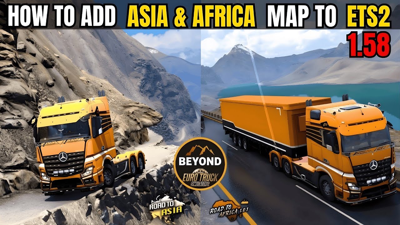 How to Download & Install BEYOND V7 Map Mod | ETS2 1.57 | Asia & Africa Map For ETS2