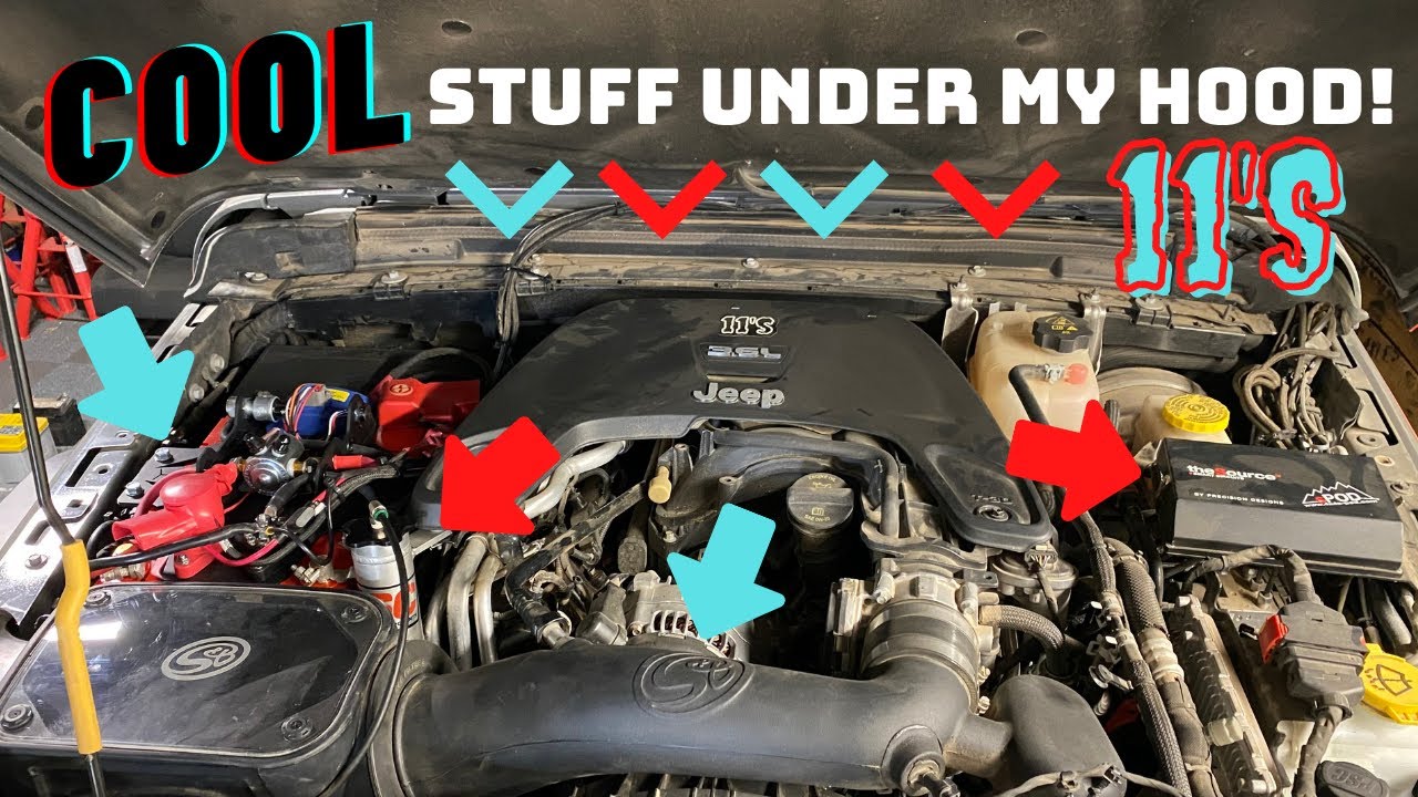 Cool stuff under the Hood - Jeep Wrangler JL