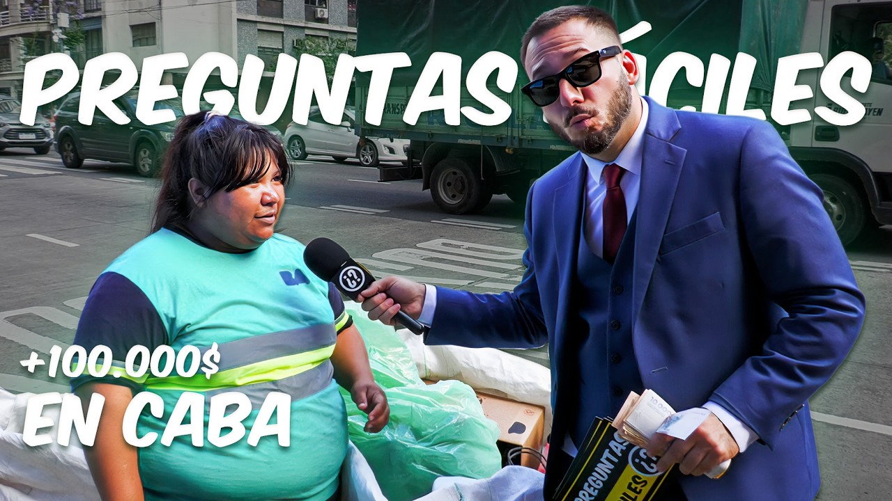 PREGUNTAS FÁCILES edición ESPECIAL en CABA #tomimunaretto #preguntasfáciles