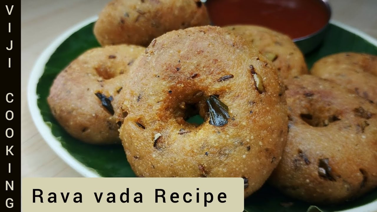 Instant Rava Medu Vada In 20 Mins-Crispy Breakfast Or Tea Time Snack | Easy & Tasty Sooji Medu Vada 