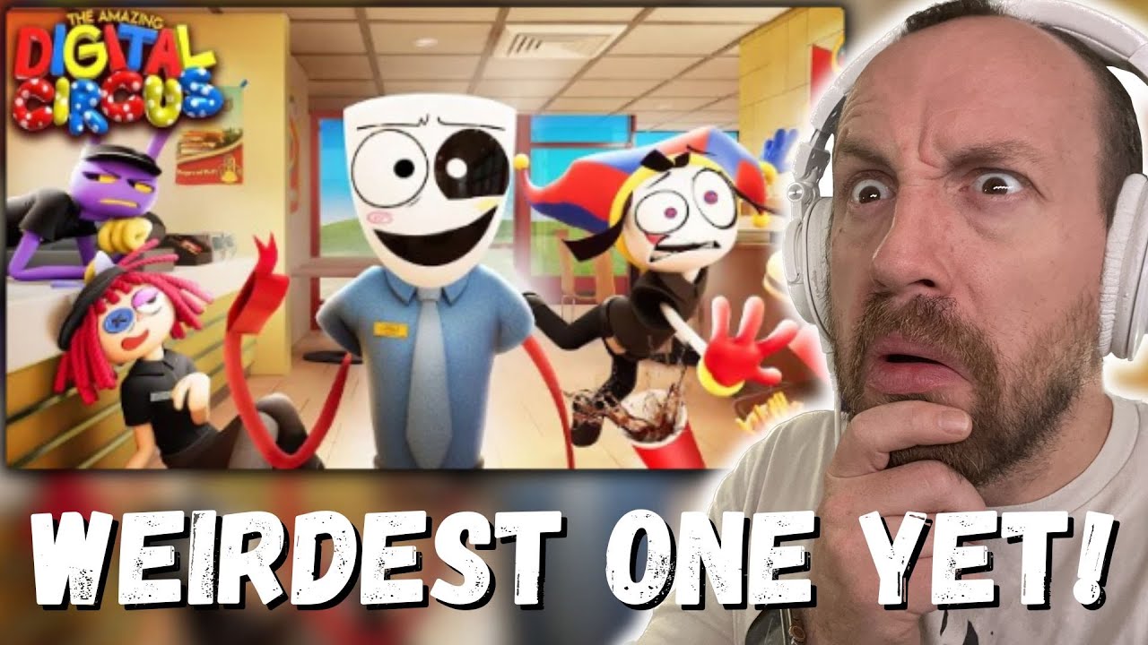 WEIRDEST ONE YET!!! THE AMAZING DIGITAL CIRCUS - Ep 4: Fast Food Masquerade (REACTION!!!)