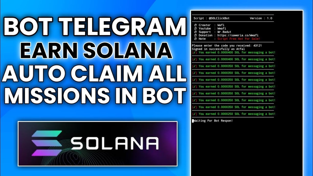 SOLANA NFT MINT BOT | NEW UPDATE BOT | AUTO FARM | TUTORIAL
