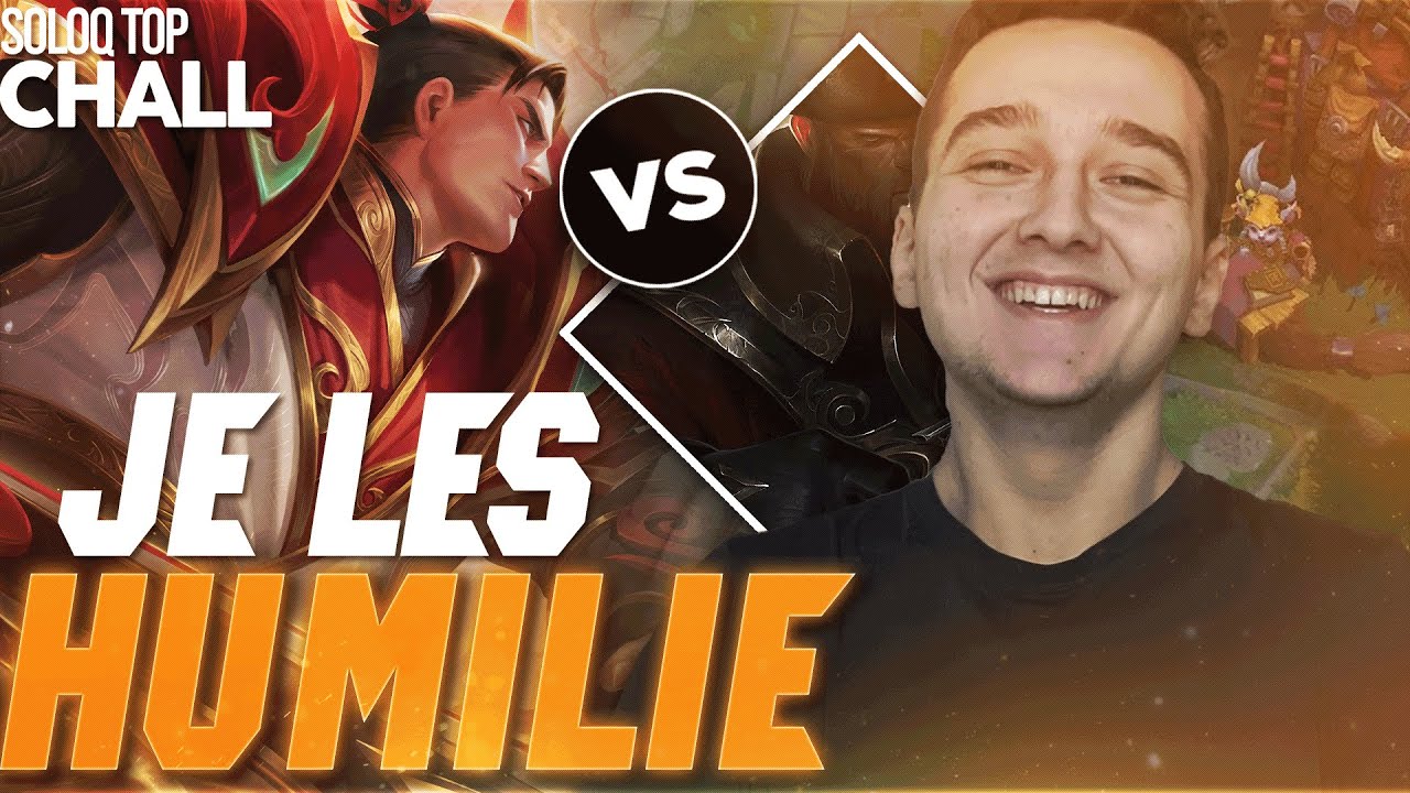 JE CASSE LE NEXUS SOUS LEURS YEUX - SoloQ Challenger Top - Garen vs Gangplank - Patch 13.12