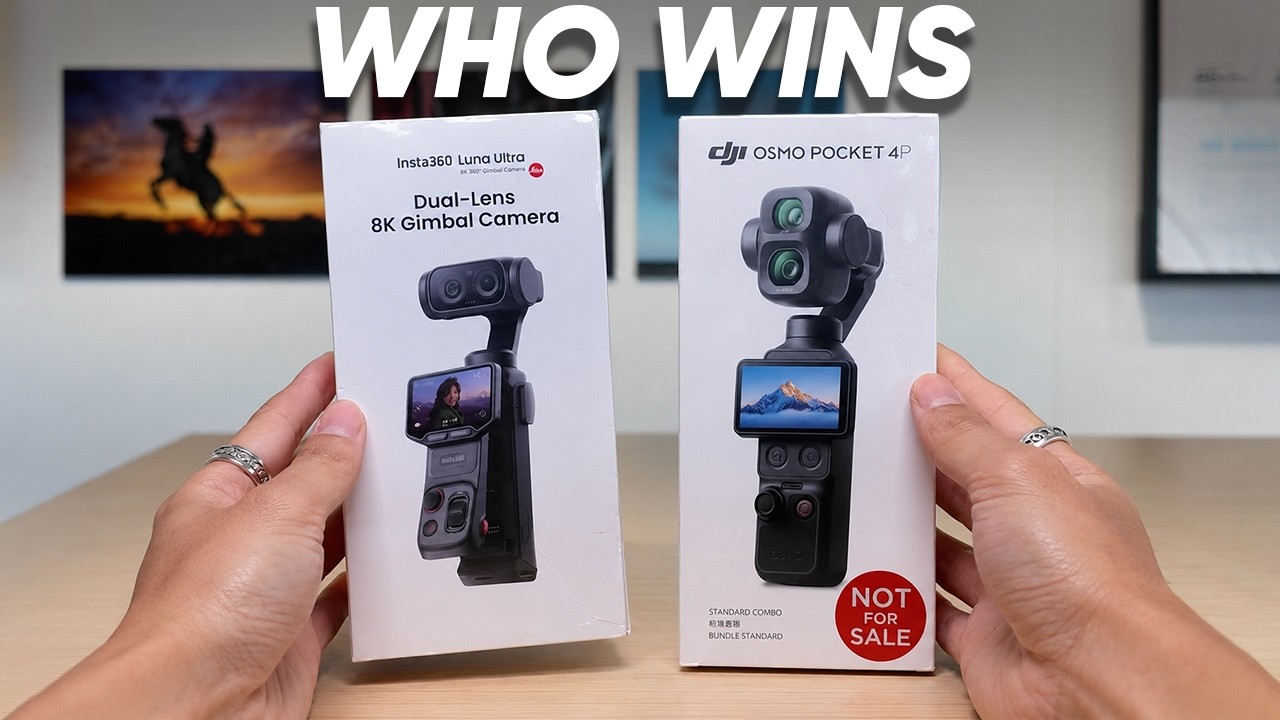 DJI Osmo Pocket 4P против Pocket 4 против Luna Ultra &mdash; кто победит? Полное сравнение камер и зума!
