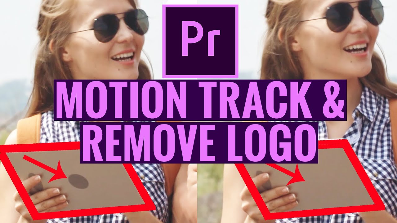 How to MOTION TRACK AND REMOVE A LOGO in Premiere Pro CC