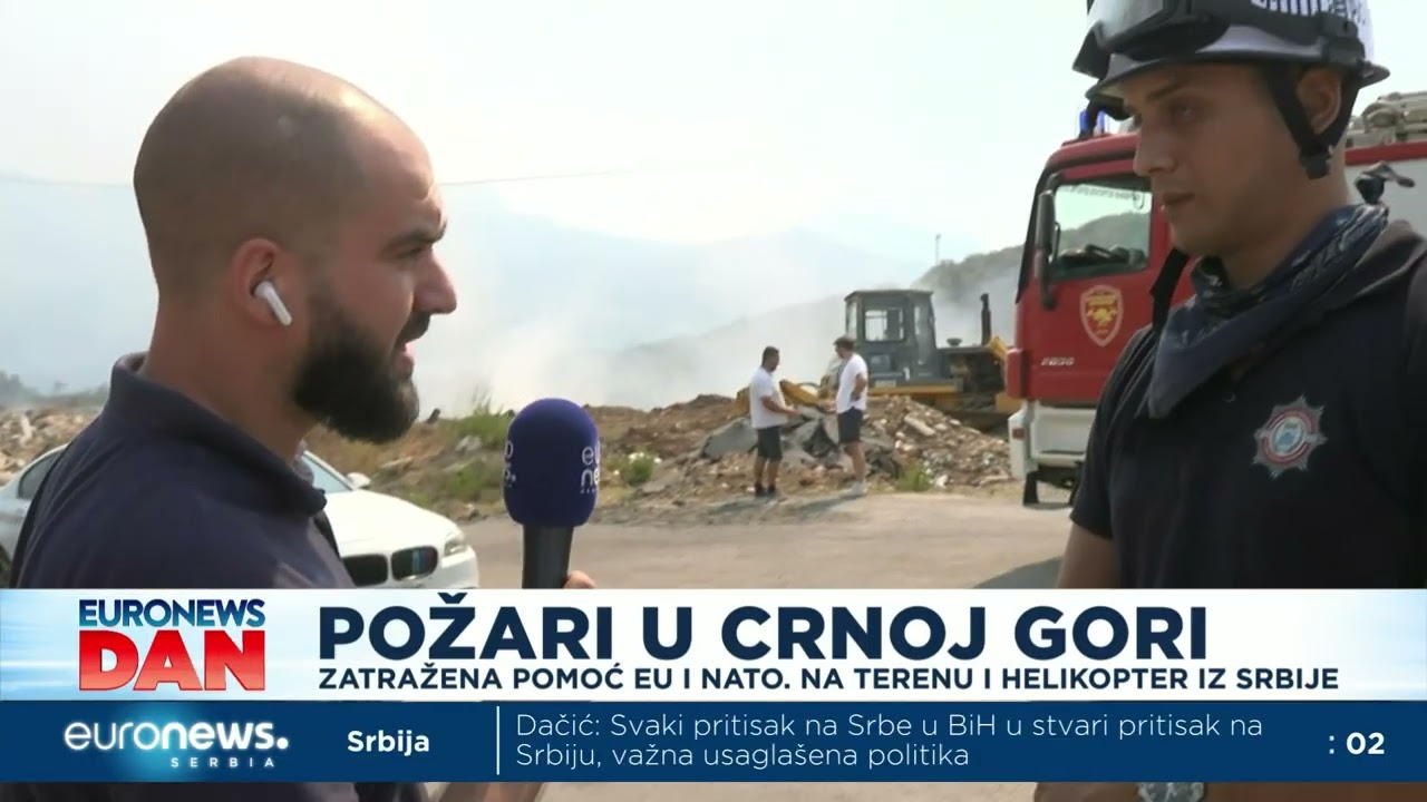 Požari bukte širom Crne Gore: Euronews proverava kakva je situacija na terenu