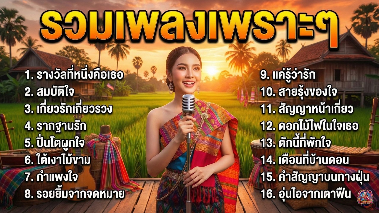รวมเพลงเพราะๆ ชิลล์ๆ ฟังแล้วยิ้ม สำหรับร้านอาหาร/คาเฟ่ บรรยากาศดีไม่เศร้า