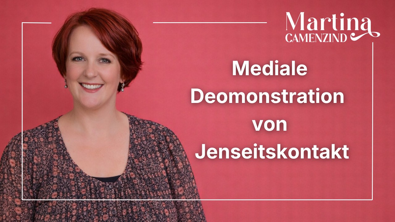 Jenseitskontakte, mediale Demonstration mit Martina Camenzind in Lindau