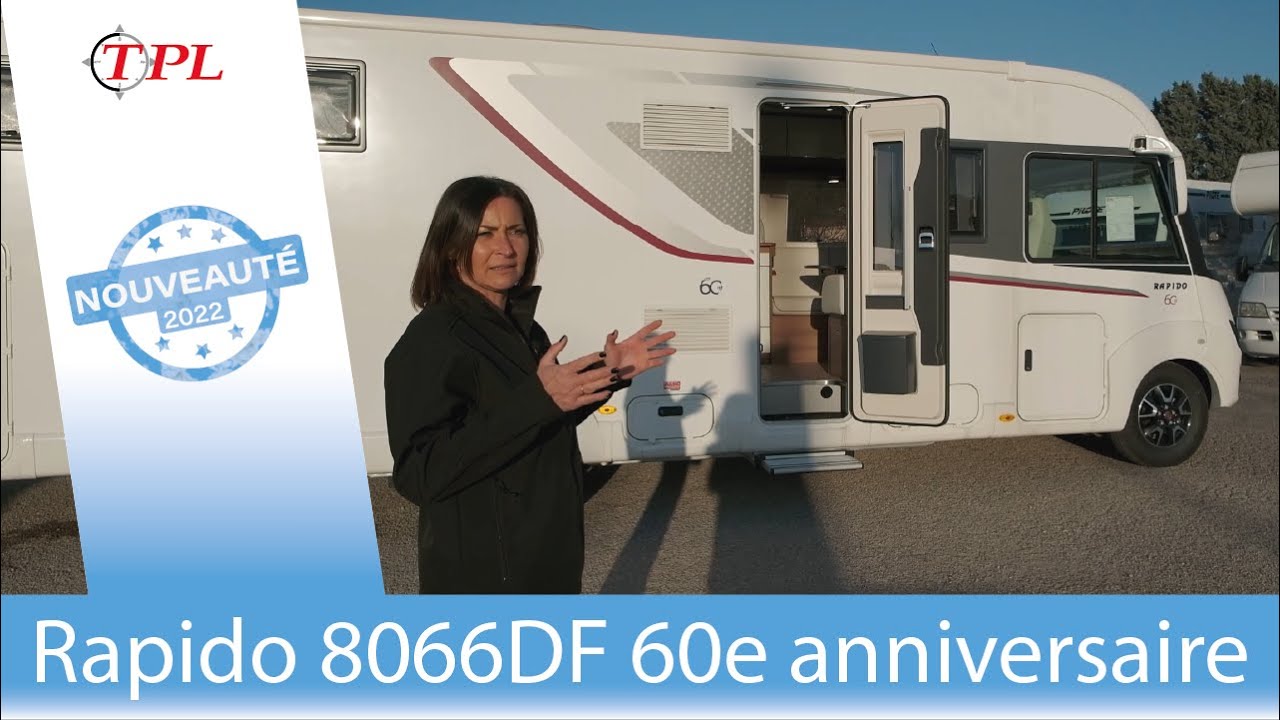 Un camping-car familial pour partir longtemps : le 8066DF de la série anniversaire 2022 de Rapido !