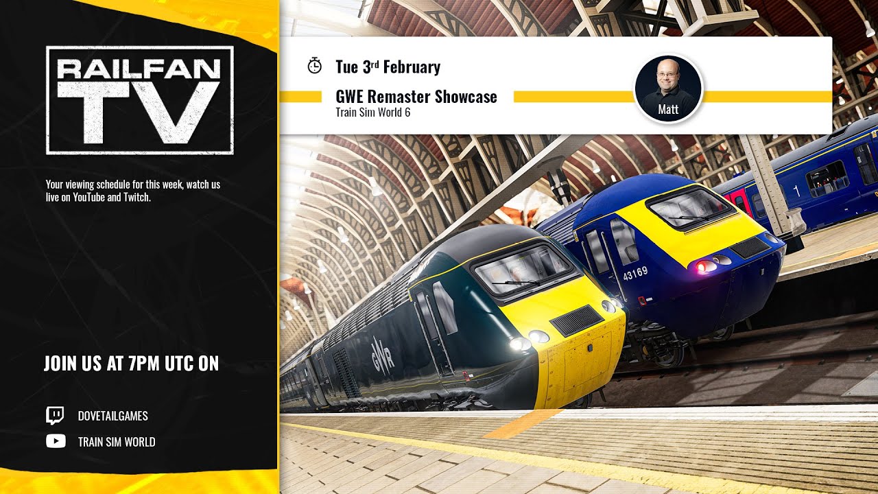 Train Sim World 6 Preview Livestream: GWE Remaster