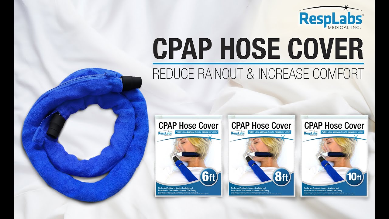 RespLabs CPAP Hose Covers - for a More Comfortable Sleep and CPAP Experience.