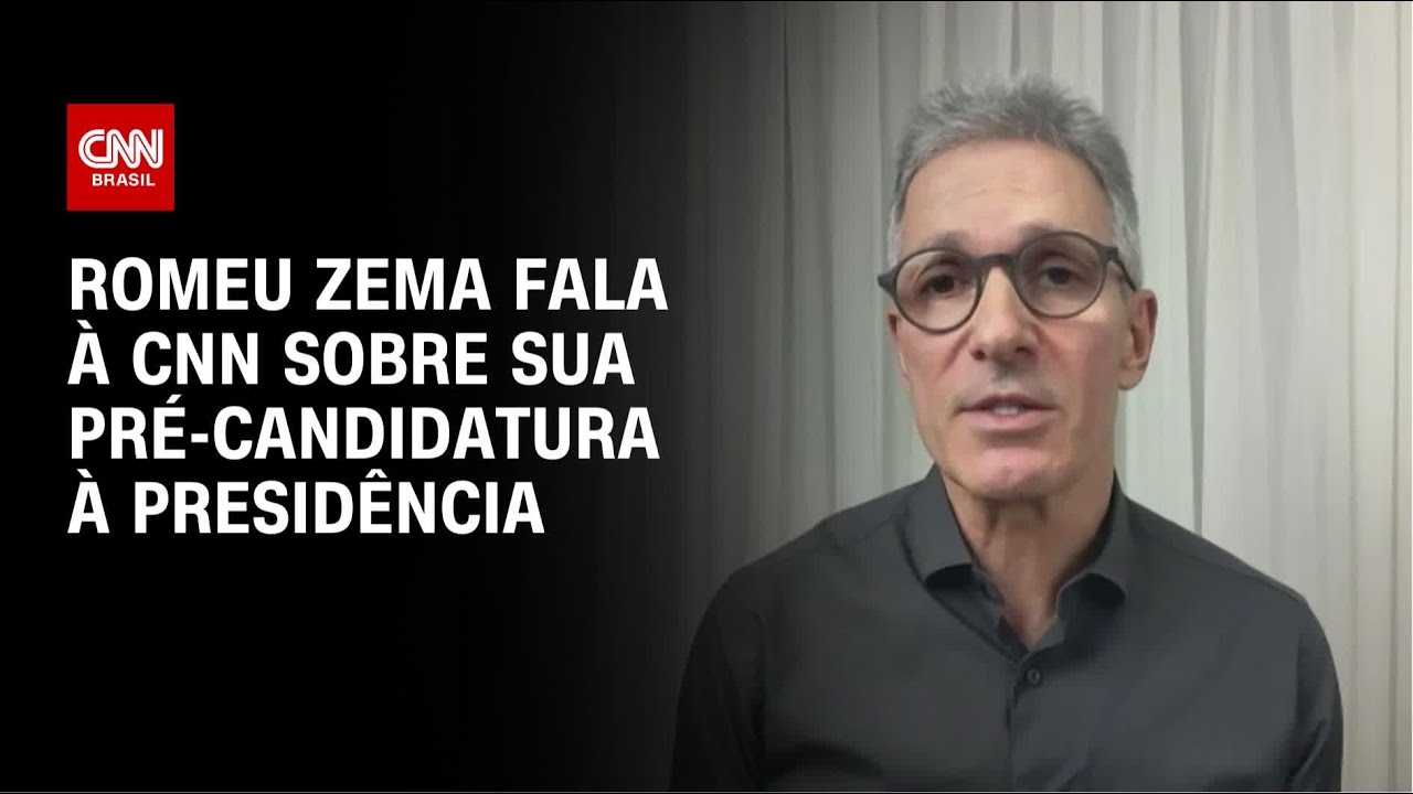 Romeu Zema fala à CNN sobre sua pré-candidatura à Presidência | CNN PRIME TIME