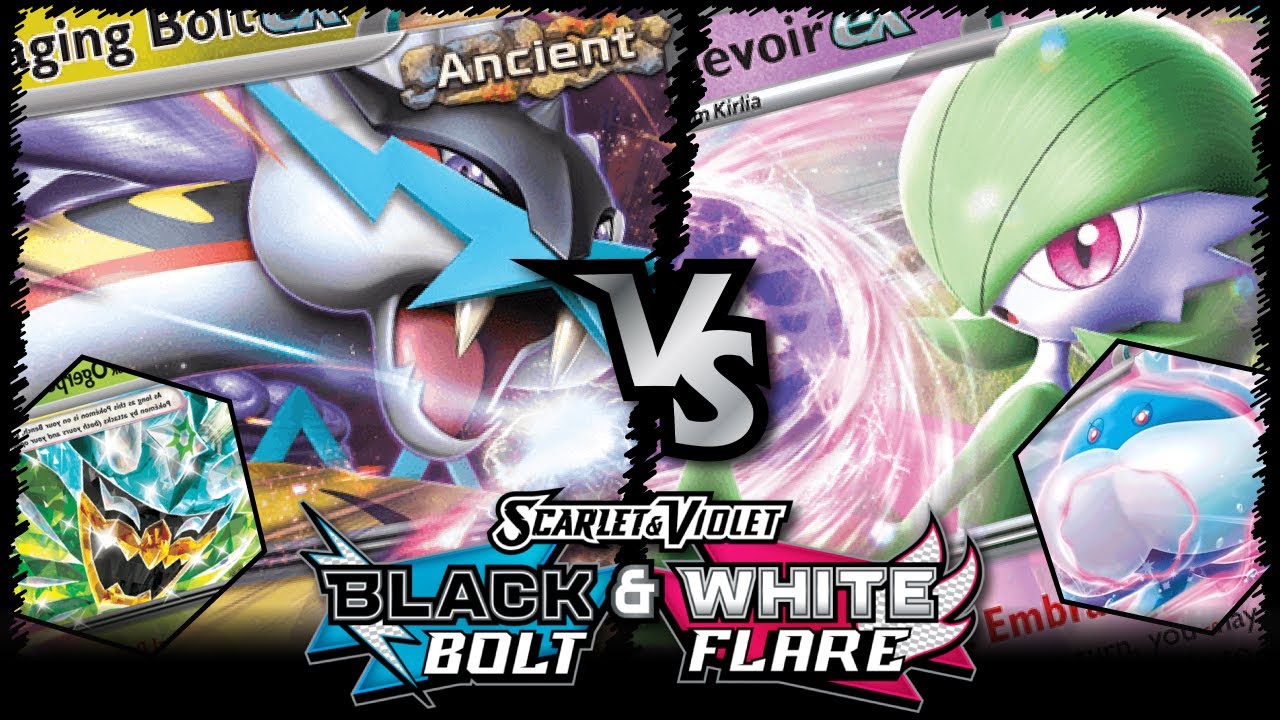 Gardevoir ex & Jellicent ex VS Raging Bolt ex - Black Bolt & White Flare