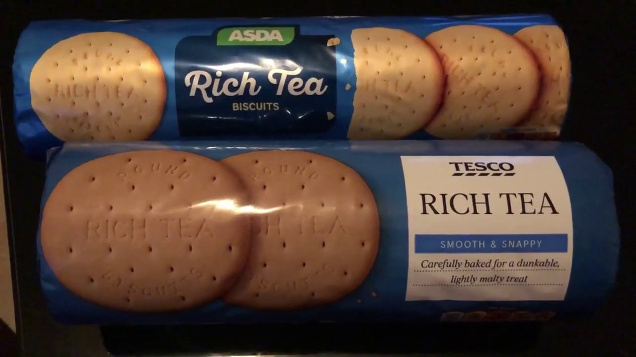 ASDA versus TESCO Rich Tea Biscuits