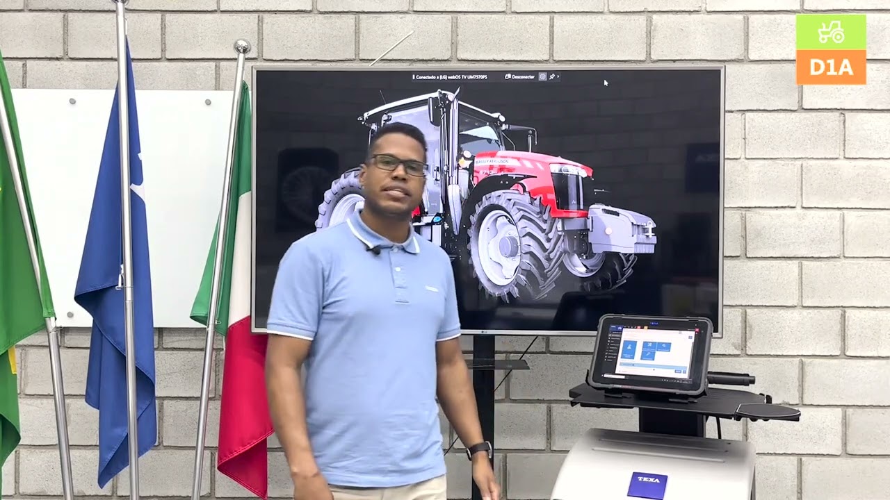 Codifica&ccedil;&atilde;o de injetores para a linha agr&iacute;cola &eacute; com o scanner multimarcas TEXA.