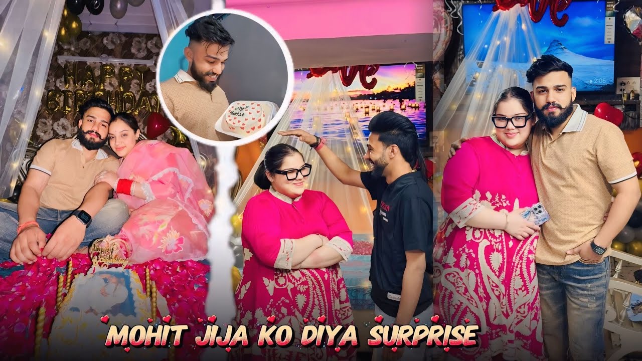 Mohit jija ko diya surprise ❤️#nandinikarnaliya 